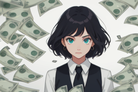 我从来没碰过钱我对钱没兴趣（我从来没见过钱我对钱没有兴趣）