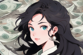 二次元钱好赚（二次元的钱真好赚表情包）